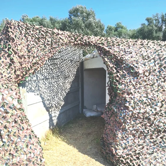 Adăposturile din Delta Dunării sunt construite după normele militare FOTO MApN/Facebook