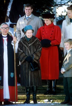 Diana și Regina Elisabeta, în 1985