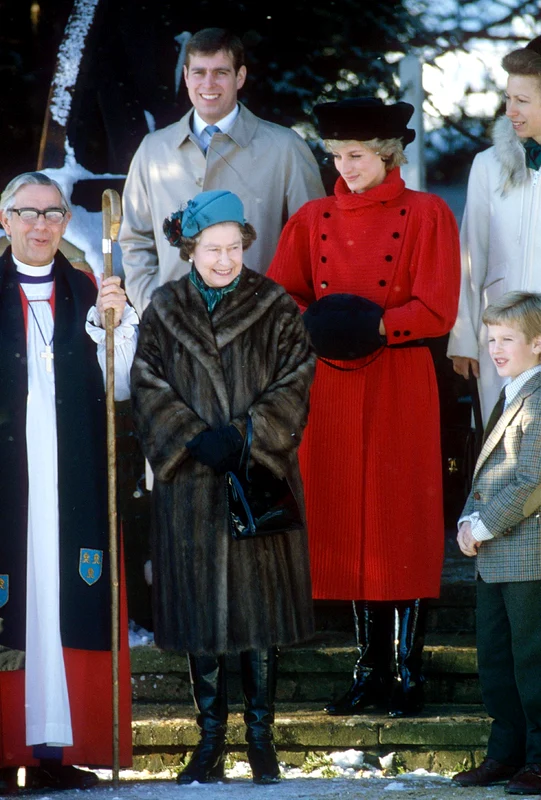Diana și Regina Elisabeta, în 1985