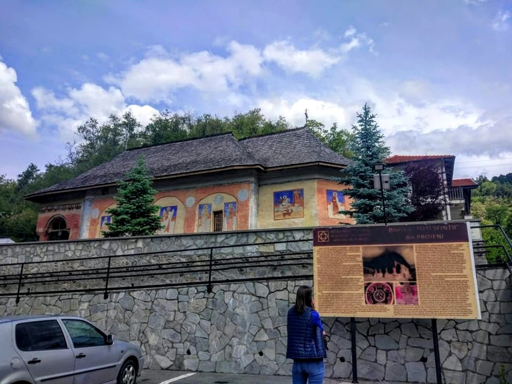 Biserica din Proieni - Brezoi judeţul Vâlcea - locul în care se presupune că s-a cununat Mihai Viteazul cu Doamna Stanca Foto Adevărul credit CNIPT Vâlcea