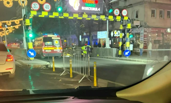 Accident în pasajul Unirii FOTO: infotrafic București și Ilfov/Facebook