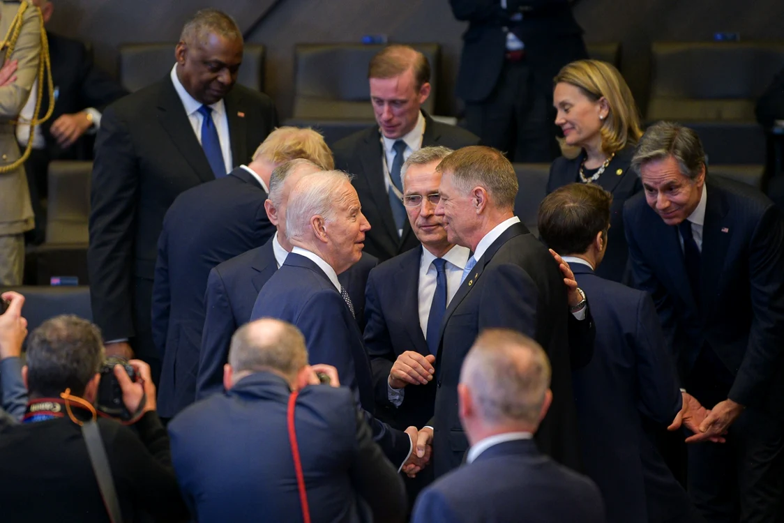 Klaus Iohannis şi Joe Biden FOTO Adm Prez