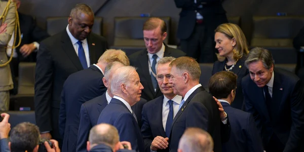 Klaus Iohannis şi Joe Biden FOTO Adm Prez