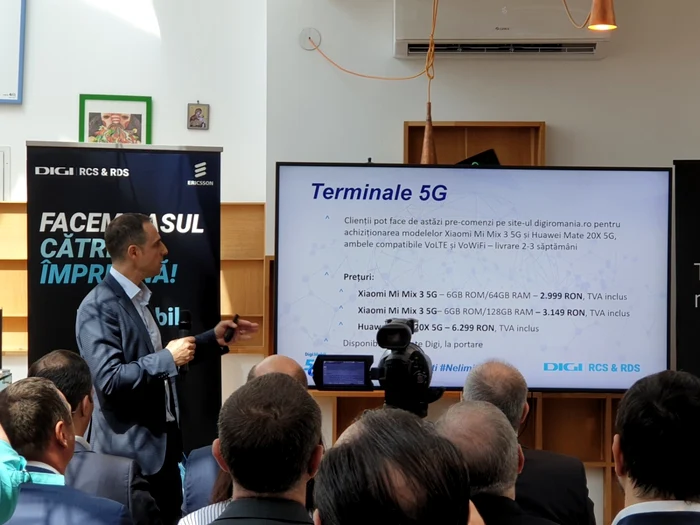 Valentin Popoviciu vicepreşedinte Digi Mobil terminale 5G FOTO Adrian Pogîngeanu