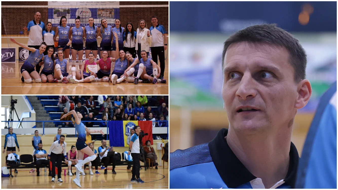 Florin Voinea, omul care a revitalizat voleiul din Constanța. Foto: colaj Click