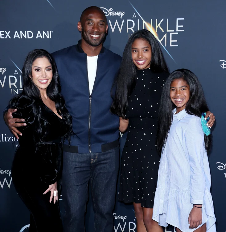 Kobe Bryant si familia sa