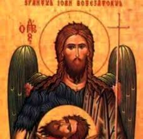 Sf. Ioan Botezătorul L-a botezat pe Iisus, fiul lui Dumnezeu