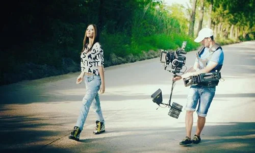 Fotografie de la filmările clipului jpeg