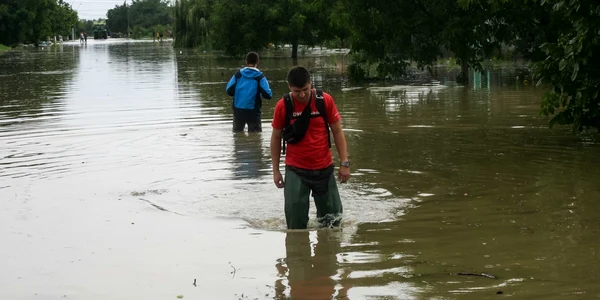 Inundaţii la Gătaia FOTO