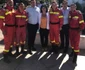 Campionii naţionali de la SMURD Vâlcea alături de conducerea unităţii şi fostul coordonator Foto Adevărul