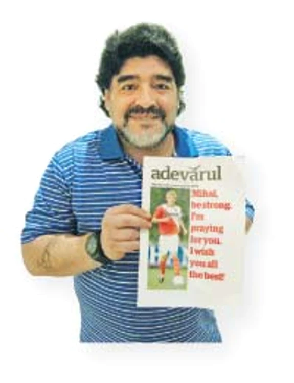 Încurajat de Diego Maradona