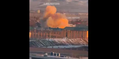 Atacul a vizat o importantă bază militară Foto X   Nexta jpg