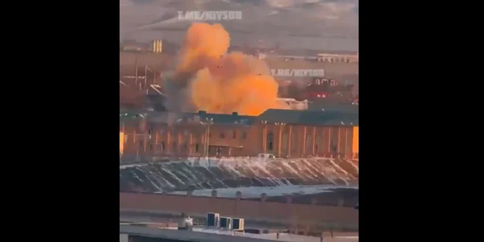 Atacul a vizat o importantă bază militară Foto X/Nexta