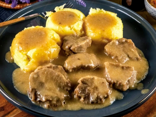 limba de vita in sos de mustar cuu hrean jpg