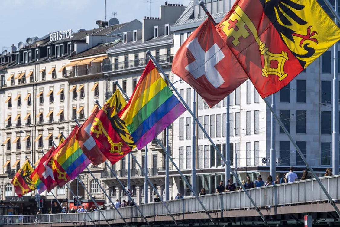 Marş pro-LGBTQ + la Geneva FOTO EPA-EFE