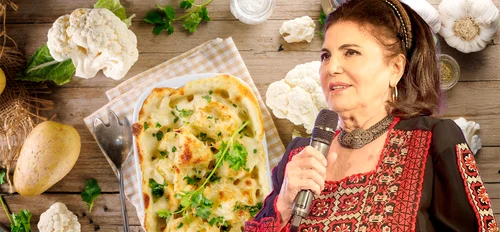 Irina Loghin a exclus carnea din meniu. Preparatele sale din legume sunt însă delicioase