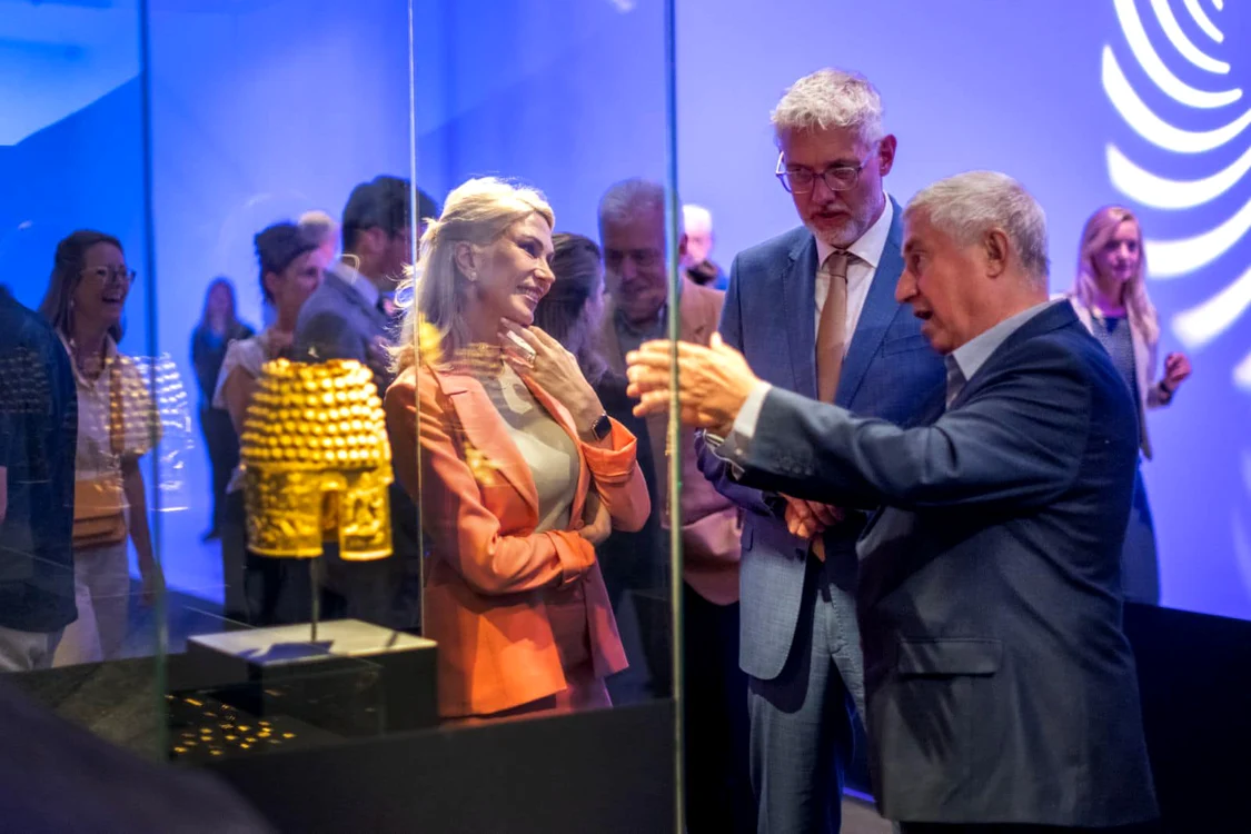 Raluca Turcan a fost prezentă la deschiderea expoziției de la Drents Museum FOTO Raluca Turcan
