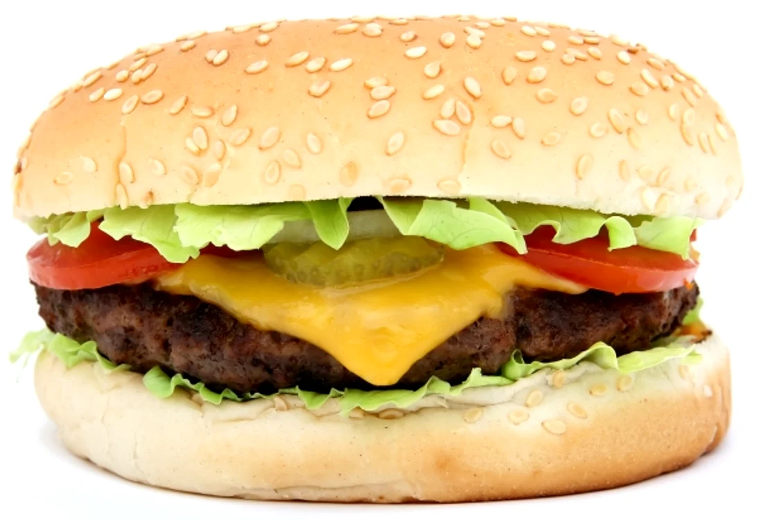 Hamburger, beef cheese burger with tomato jpeg