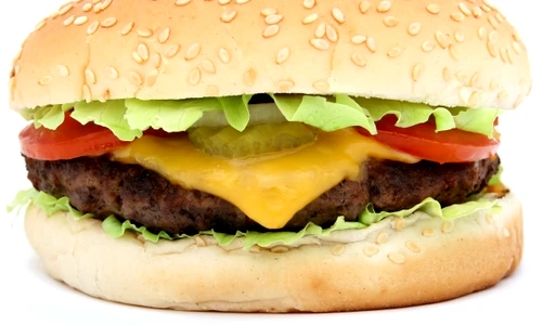 Hamburger, beef cheese burger with tomato jpeg