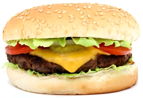 Hamburger, beef cheese burger with tomato jpeg