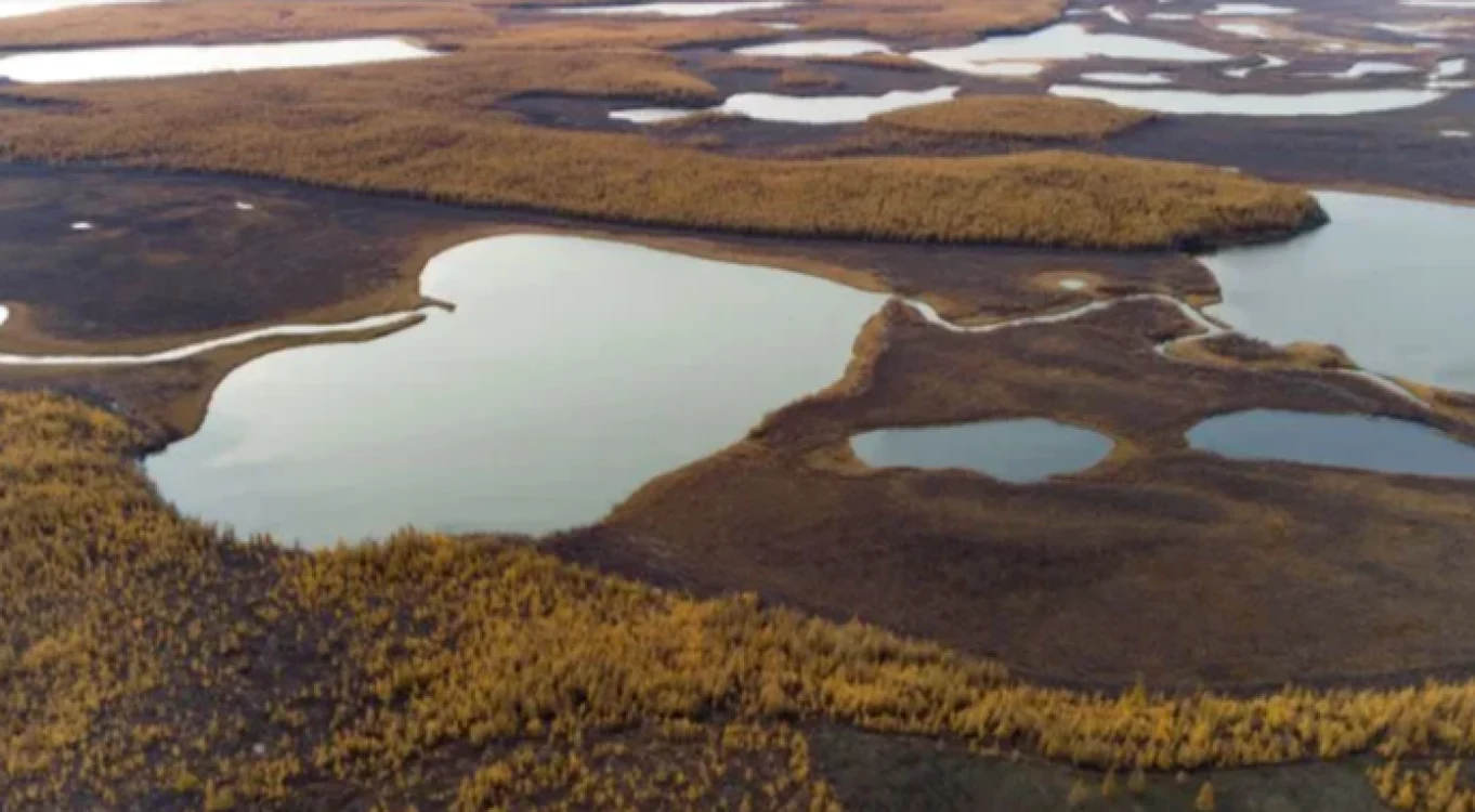 Permafrost topit in Iacuţia FOTO captură Reuters
