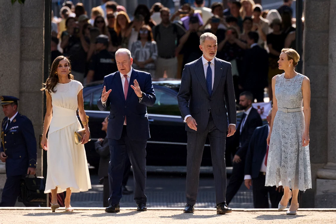 Letizia, Charlene, Albert, Felipe, vizită Spania, Profimedia (2) jpg