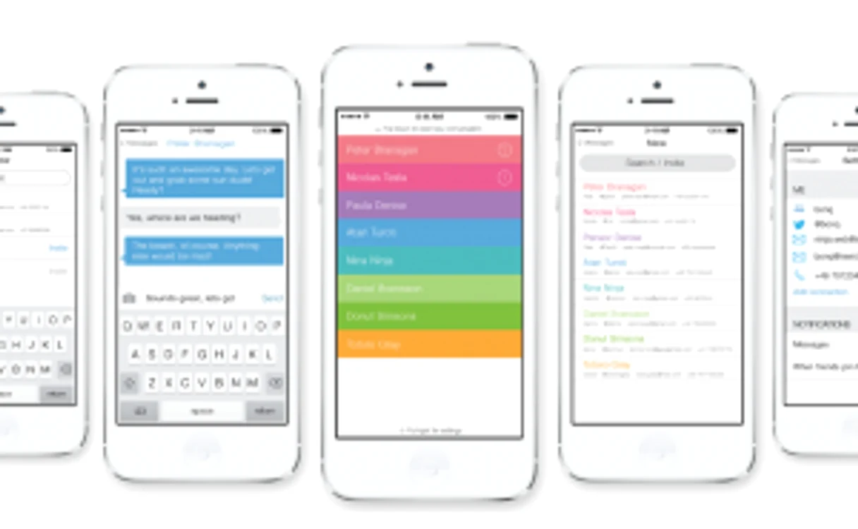 Designul aplicaţiei aduce aminte de iOS7
