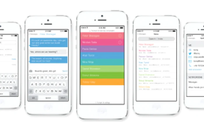 Designul aplicaţiei aduce aminte de iOS7