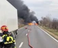 Accidente cu 2 cisterne, între care una cu GPL, lângă Săcuieni Foto: ISU DB