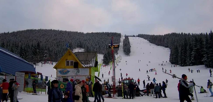 Pârtia de schi de la Arieşeni.