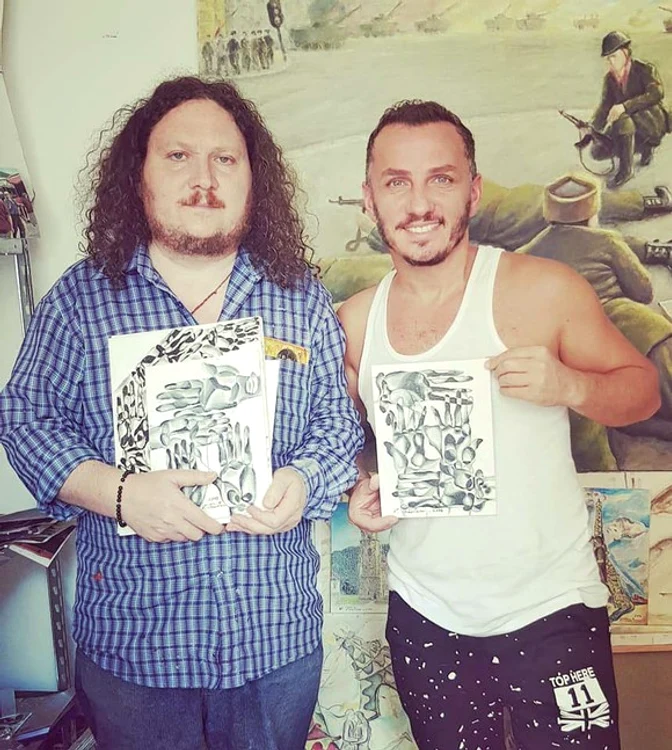 Cântăreţul şi Vasile, fratele său, au decis să îngroape securea războiului 