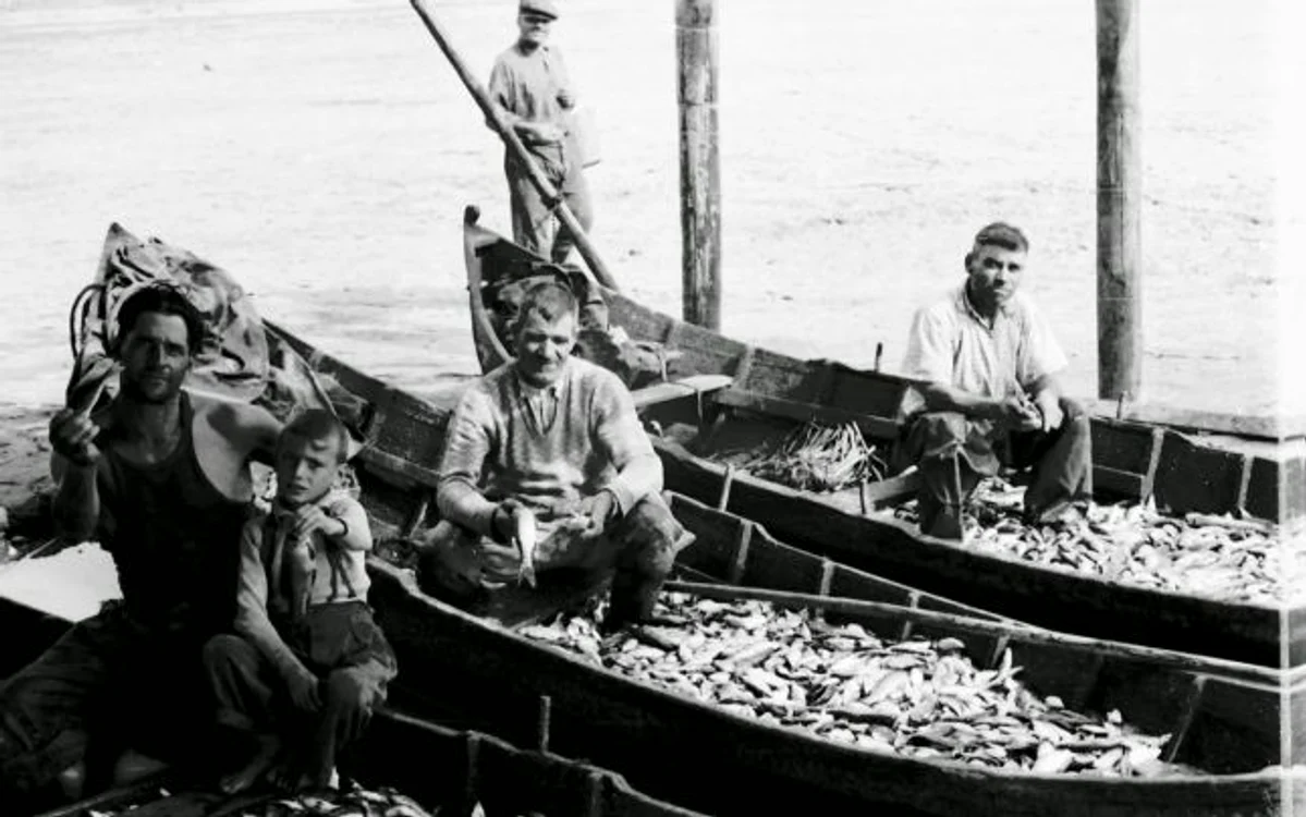 Lacul Brateş în anii 60 FOTO Arhiva Bibliotecii VA Urechia