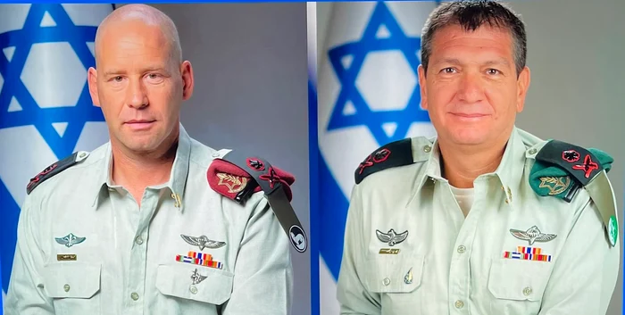 Yaron Finkelman și Aharon Haliva, doi dintre generalii demiși FOTO: X