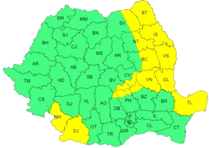 Sursă: ANM