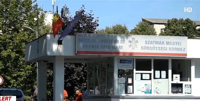 Spitalul de Urgenț Satu Mare  FOTO Captură video Antena 3