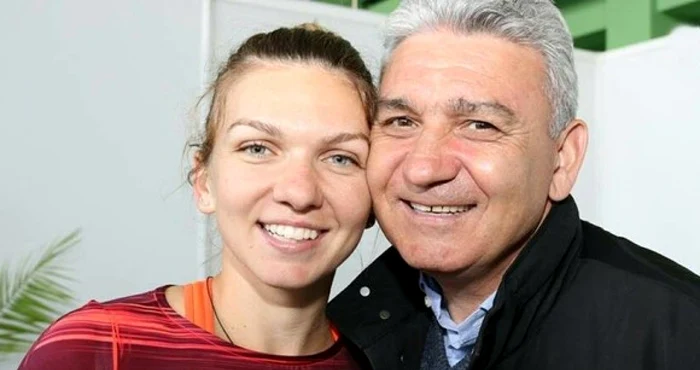 Simona Halep, alături de tatăl ei