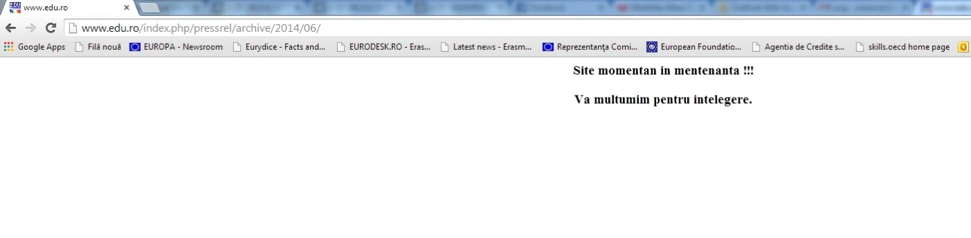 site edu.ro picat capacitate 2014