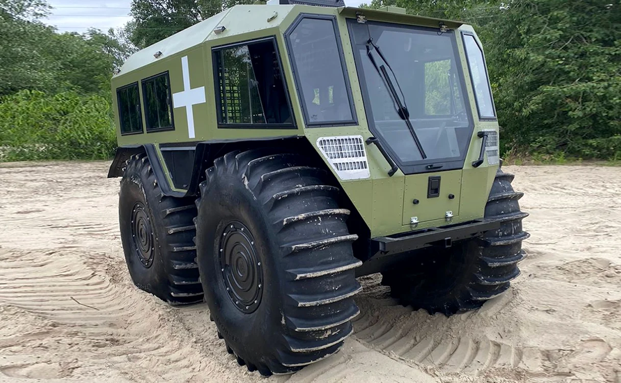 Vehiculul amfibiu TAKHA  Foto: Ministerul Apărării al Ucrainei