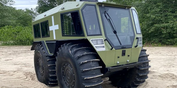 Vehiculul amfibiu TAKHA  Foto   Ministerul Apărării al Ucrainei jpg