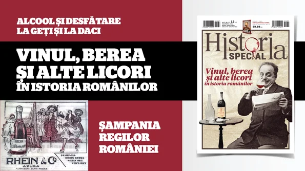 Vinul, berea și alte licori în istoria românilor, în „Historia Special” de iarnă png
