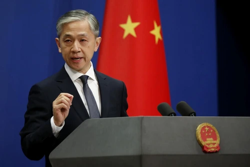 Purtătorul de cuvânt al Ministerului Afacerilor Externe chinez Wang Wenbin FOTO EPA-EFE