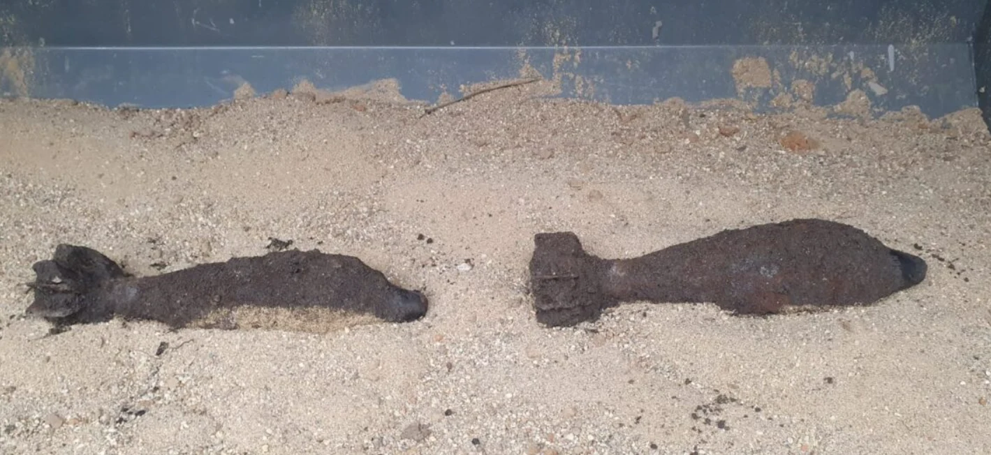 Două bombe de artilerie din Al Doilea Război Mondial, descoperite pe o stradă din Oradea