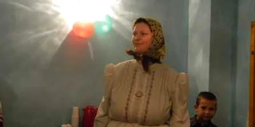 Martina Zey a purtat costumul tradiţional al săsoaicelor