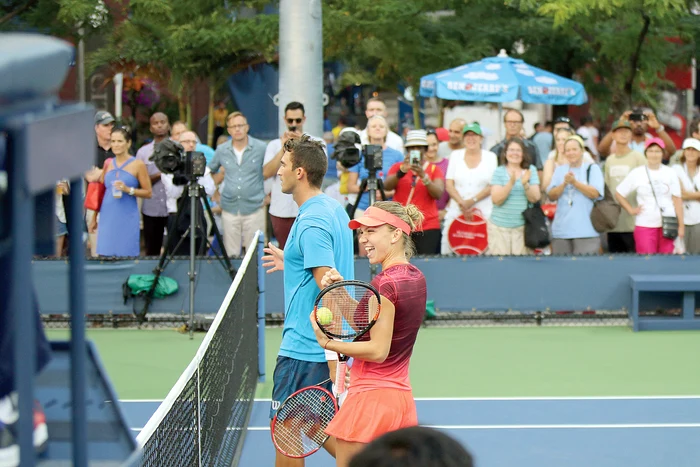 
    Simona Halep  s-a distrat pe  cinste la meciurile  de dubluFoto: Mediafax  