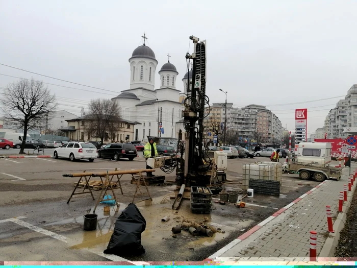 Studiul geotehnic din parcarea "Electrica"