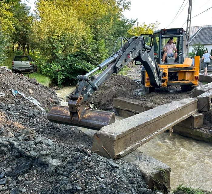 Furtuna a făcut ravagii în Sighetu Marmației Foto: Krisztofer-Levente Oros