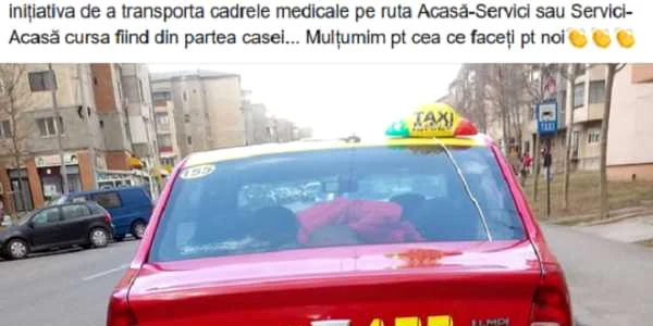 gest taximetristi FOTO Facebook