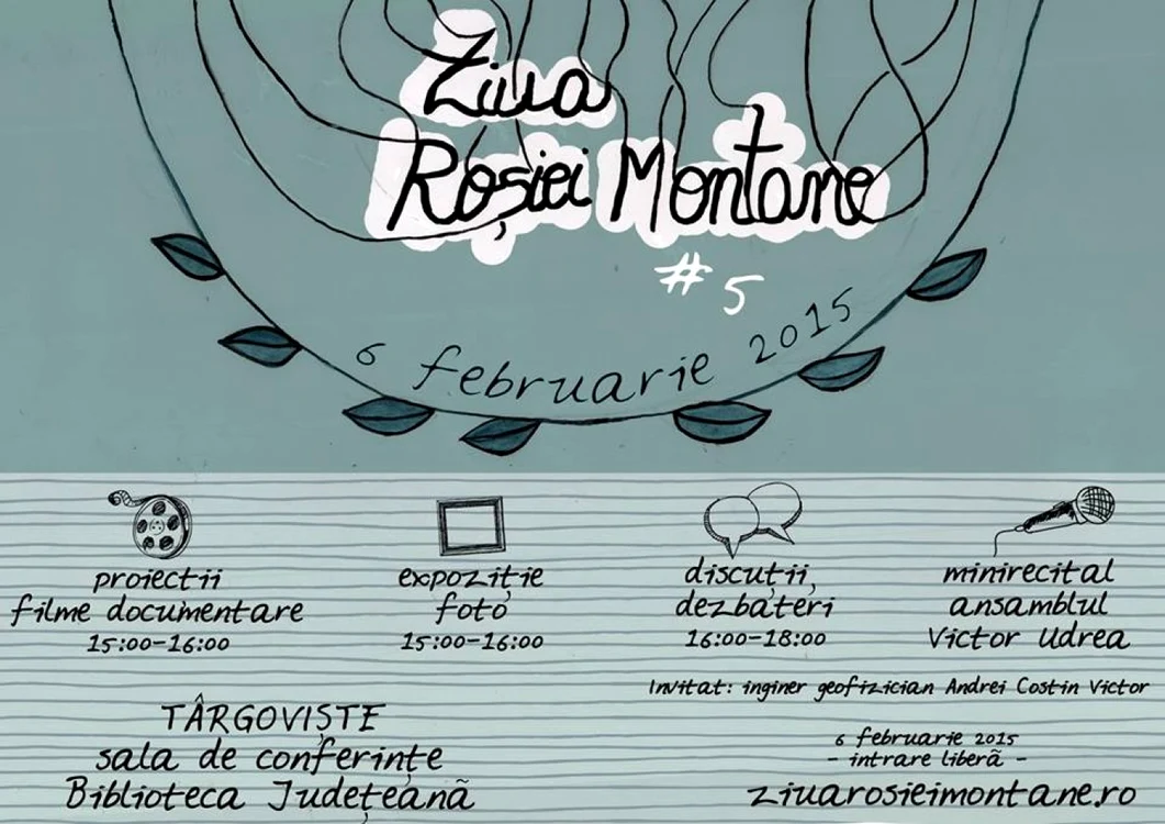 „Ziua Roşiei Montane Târgovişte”, astăzi, la Biblioteca Judeţeană