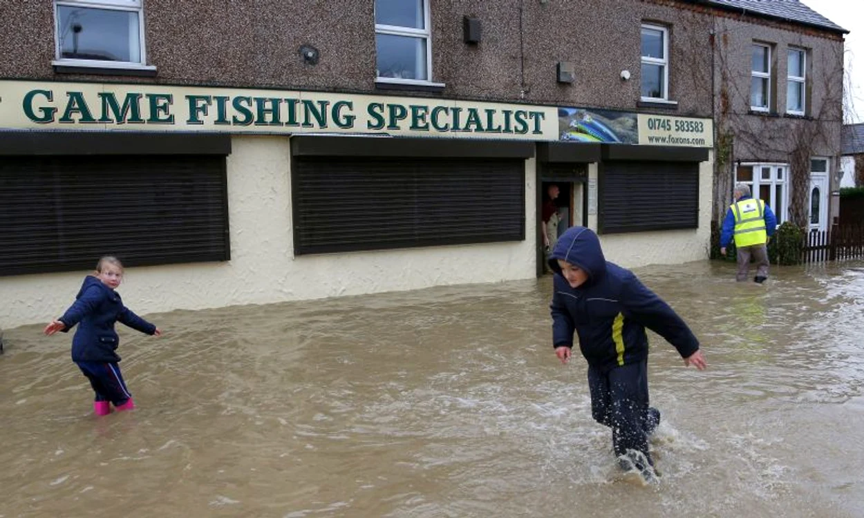 Inundaţii în Ţara Galilor. (Foto: Reuters)