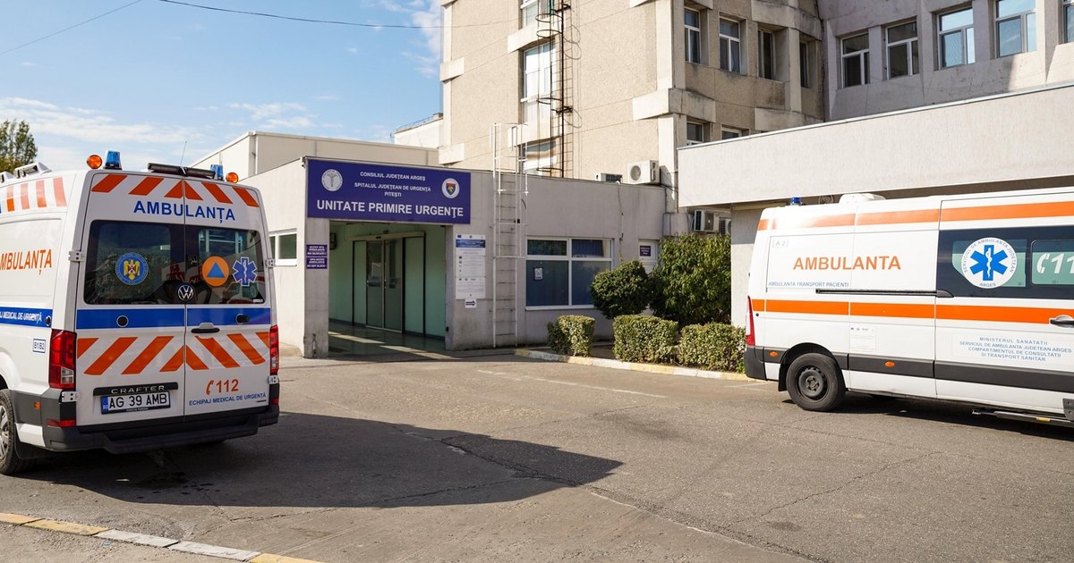 Bătaie și geamuri distruse la Spitalul din Argeș: un bărbat reținut după un incident violent